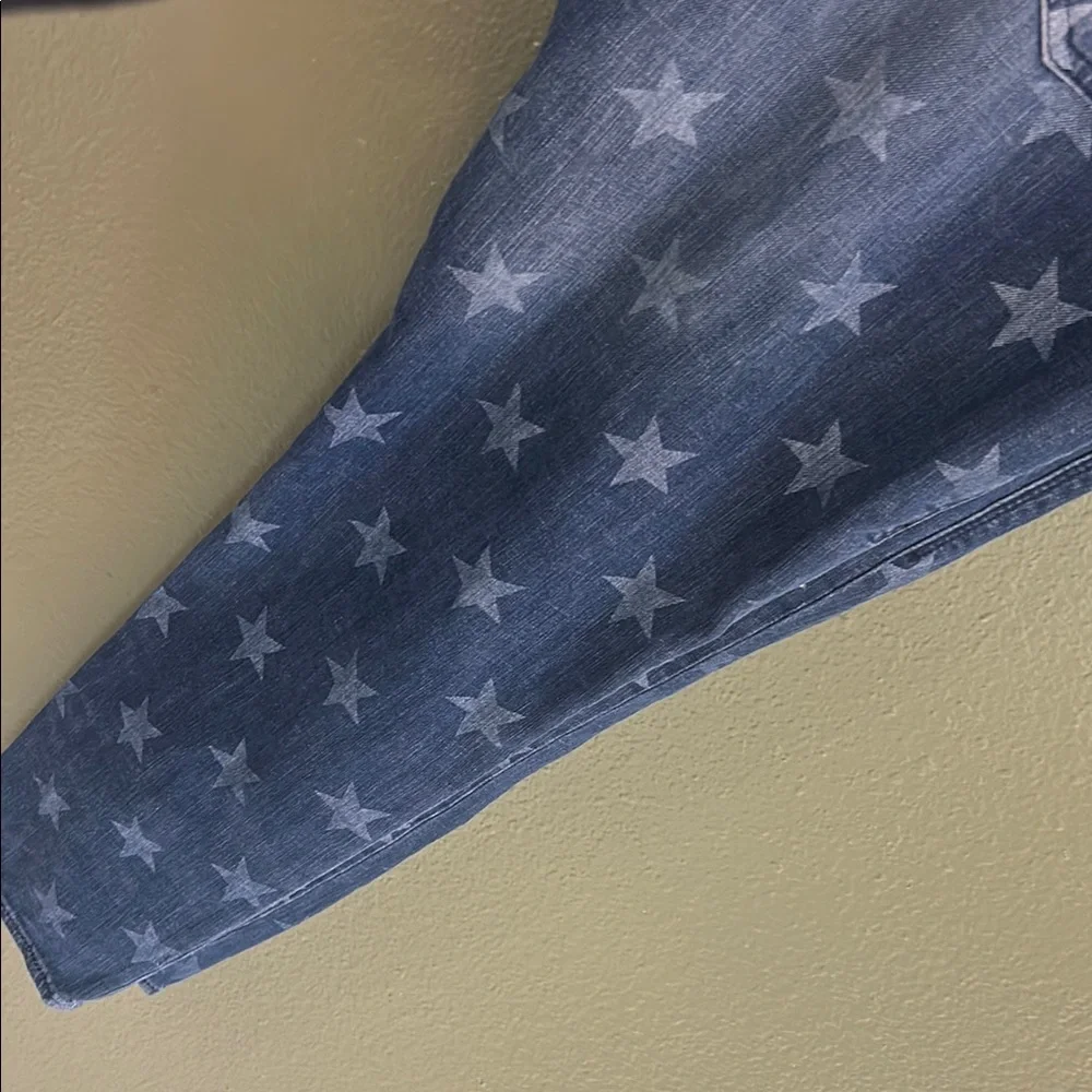 Rock & Republic Blue Star Pattern Jeans - Picture 4 of 9